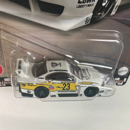 Hot Wheels 1/64 Boulevard Mix U LB Super Silhouette Nissan Silvia (S15) White - HRT64