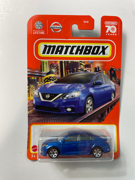 Matchbox 1/64 2016 Nissan Sentra Blue