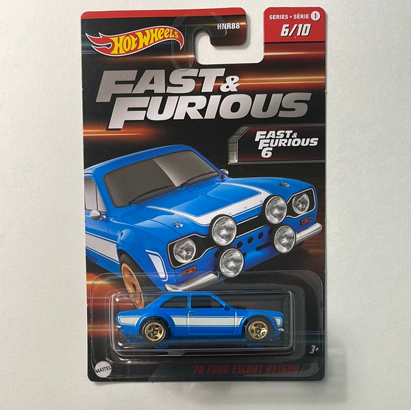 Hot Wheels 1/64 Fast And Furious Series 1 ‘70 Ford Escort RS1600 Blue