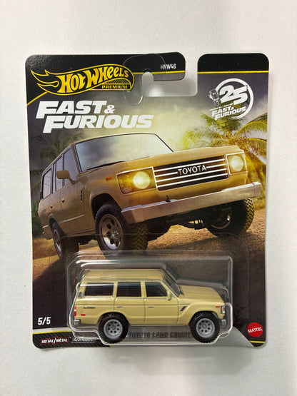 Hot Wheels 1/64 Fast & Furious 2026 Mix Q Toyota Land Cruiser FJ60 Beige - JHW76