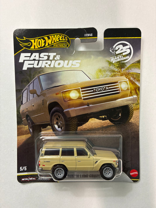 Hot Wheels 1/64 Fast & Furious 2026 Mix Q Toyota Land Cruiser FJ60 Beige - JHW76