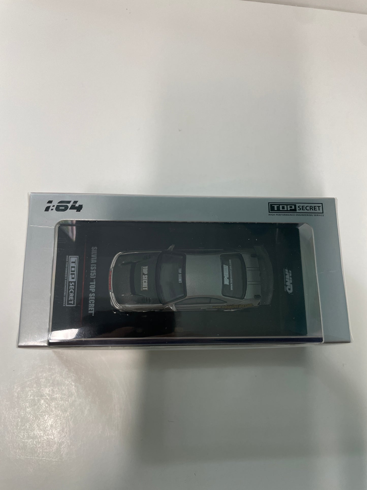 Inno64 1/64 Top Secret Nissan Silvia S15 Silver - IN64-S15TS-SIL