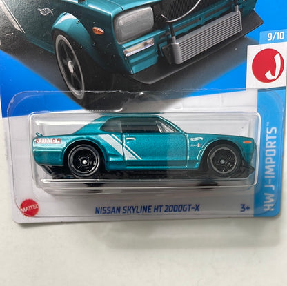 Hot Wheels 1/64 Nissan Skyline HT 2000GT-X Teal