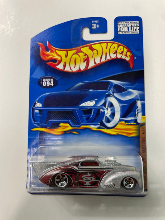 Hot Wheels 1/64 Jeep Willys Coupe Silver - Damaged Box