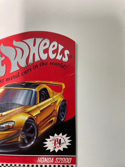 Hot Wheels 1/64 RLC Honda S2000 Orange - Damaged Card