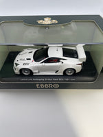 Ebbro 1/43 Lexus LFA Nurburgring 24-hour Race 2012 Test Car White