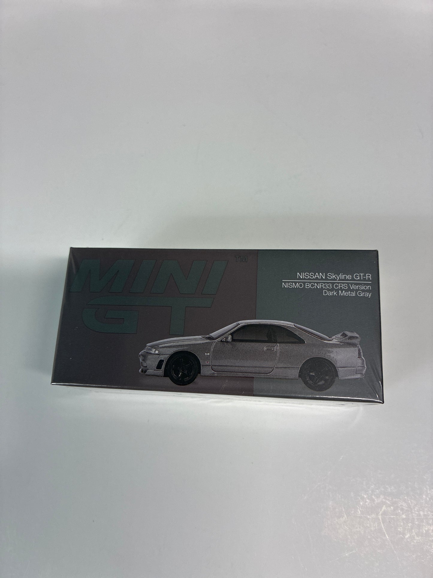 Mini GT 1/64 NISSAN Skyline GT-R NISMO BCNR33 CRS Version Dark Metal Gray - MGT01128