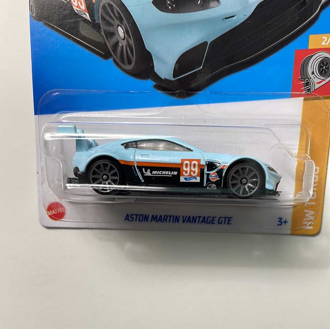 Hot Wheels 1/64 Aston Martin Vantage GTE Gulf Blue