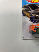 Hot Wheels 1/64 Factory custom Super Treasure Hunt 2008 Mitsubishi Lancer Evolution Orange w/ Gold Wheels- Damaged Card