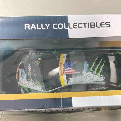 1/18 Sunstar Ford Focus RS WRC #43 Ken Block – 2012 St. Petersburg . Russia Black - Damaged Box