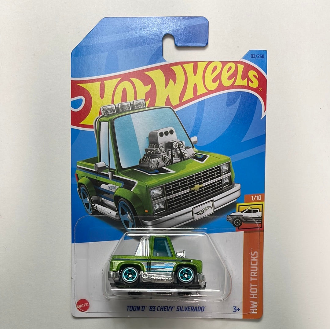 Hot Wheels 1/64 Toon’d ‘83 Chevy Silverado Green