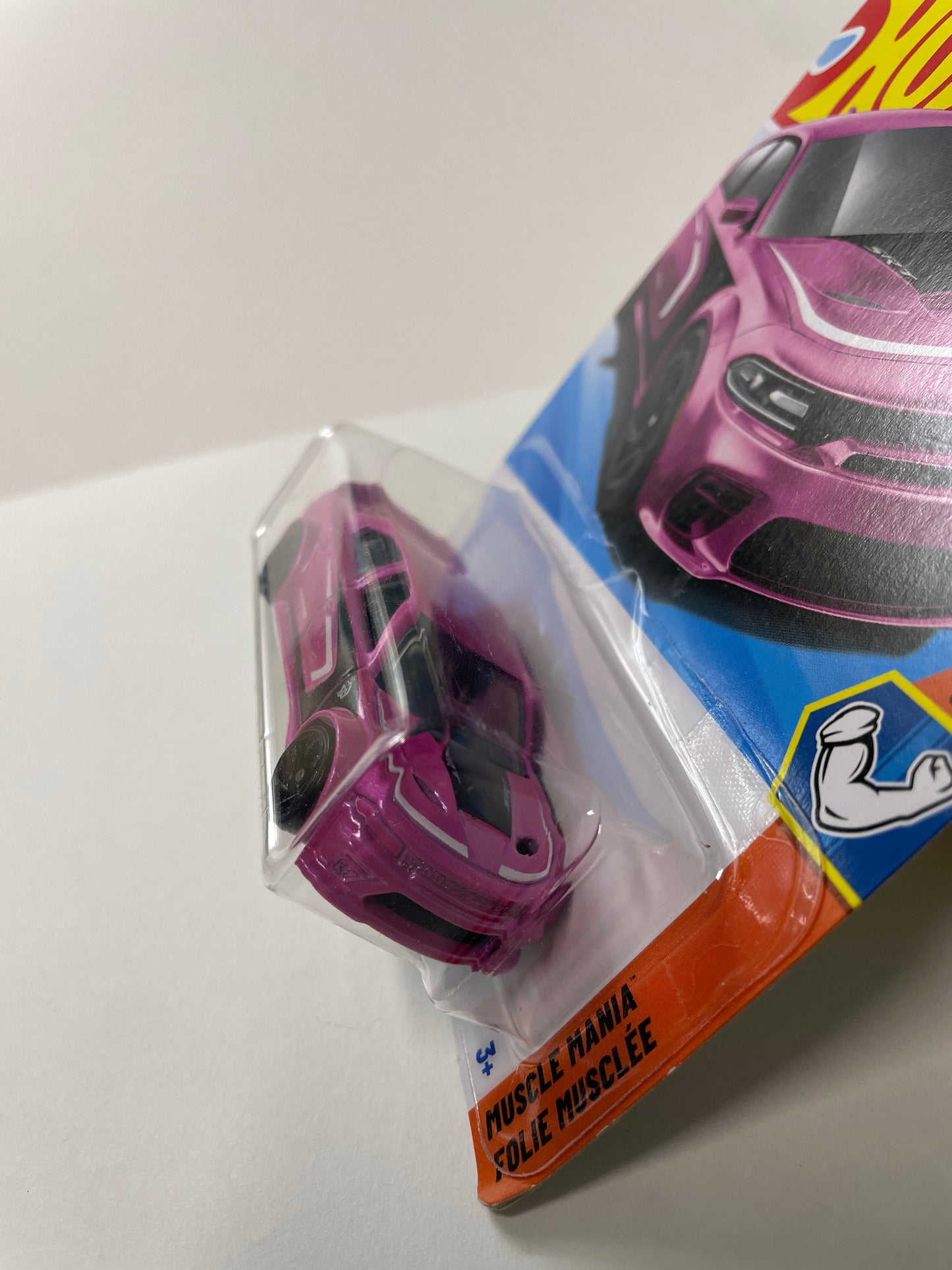 Hot Wheels 1/64 ‘20 Dodge Charger Hellcat Pink - Damaged Box