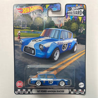 Hot Wheels 1/64 Boulevard Mix T ‘67 Ford Anglia Racer Blue