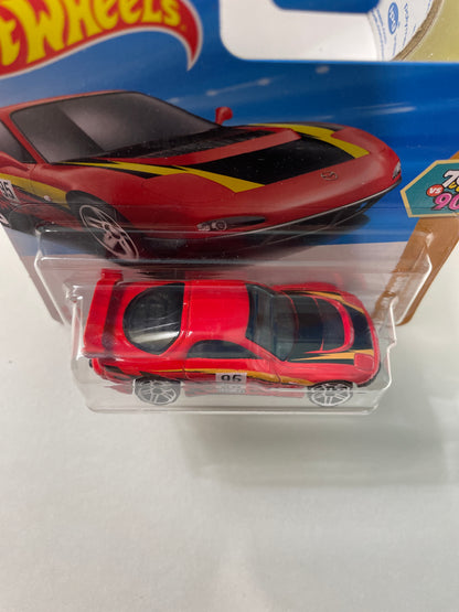 Hot Wheels 1/64 ‘95 Mazda RX-7 Drift/ Déraper Short Card Red