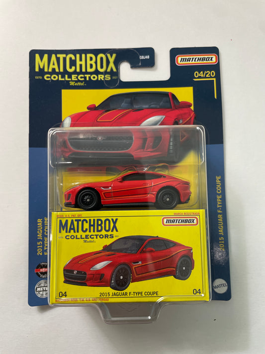 Matchbox Collectors 1/64 2015 Jaguar F-Type Coupe Red - HFL78 - Damaged Box