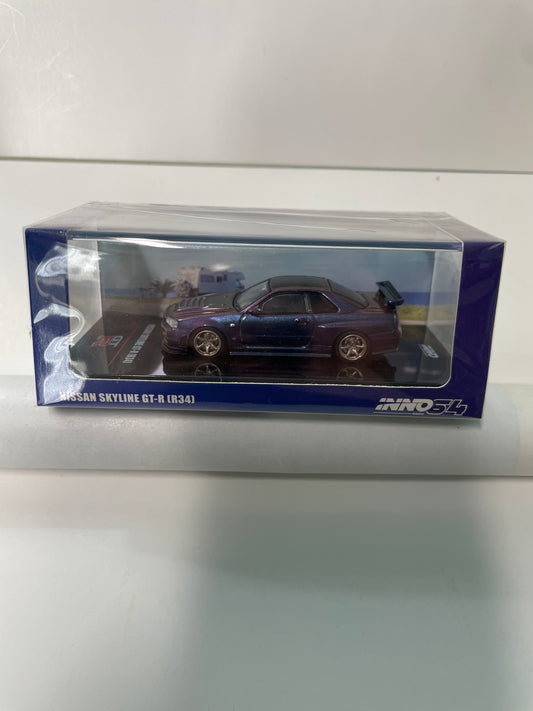 Inno64 1/64 Nissan Skyline GT-R (R34) Midnight Purple II