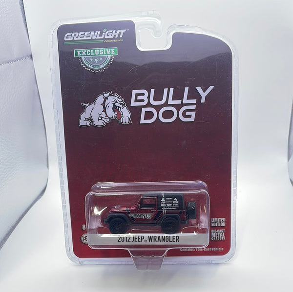 Greenlight 1/64 Hobby Exclusive Bully Dog 2012 Jeep Wrangler Red