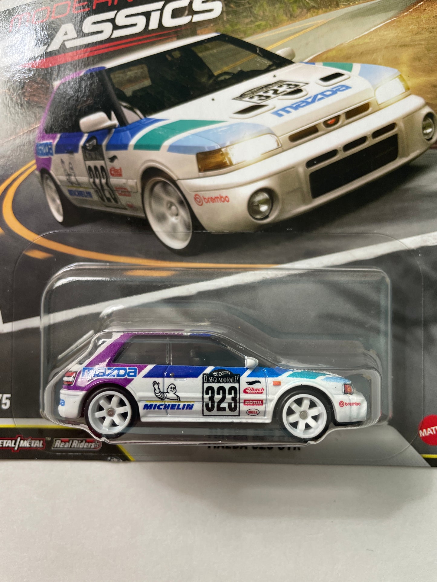Hot Wheels 1/64 Car Culture Modern Classics 2026 Mix S Mazda 323 GTR White - JKF17 - Damaged Box