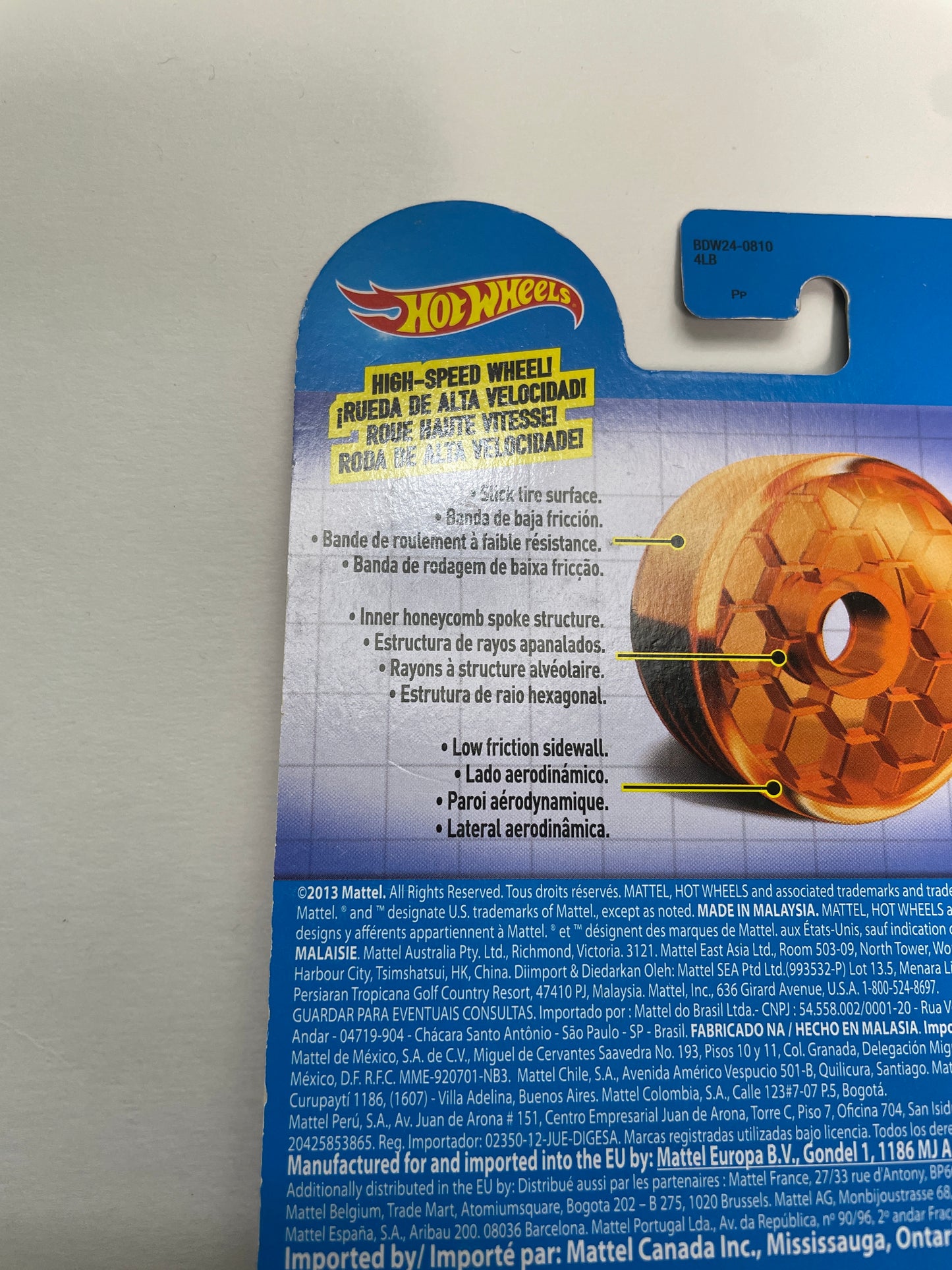 Hot Wheels 1/64 High Speed Wheels Track Stars Ford GTX-1 Red BDW24