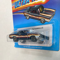 Hot Wheels 1/64 Ultra Hots ‘68 Plymouth Barracuda Formula S Black - Damaged Card