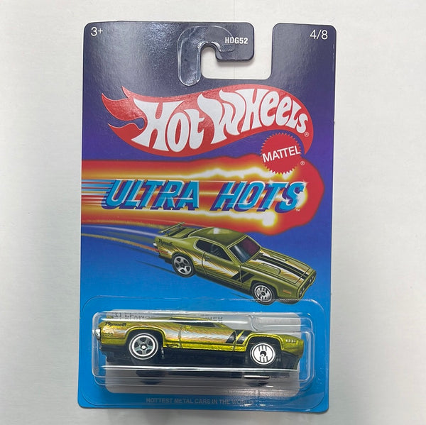 Hot Wheels 1/64 Ultra Hots ‘71 Plymouth Road Runner Green
