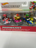 Hot Wheels 1/64 Mario kart 4 Pack