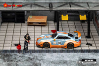 1/64 Star Model RWB 993 GT Wing Gulf #93 Livery Orange