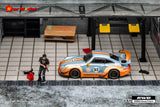 1/64 Star Model RWB 993 GT Wing Gulf #93 Livery Orange