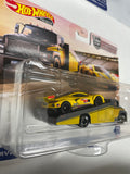 Hot Wheels Car Culture Team Transport Corvette C8.R w/ Carry On