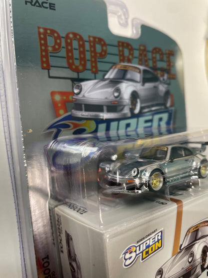 Pop Race 1/64 Porsche RWB 930 Las Vegas Supercon 2026 Edition Chrome - PRB001