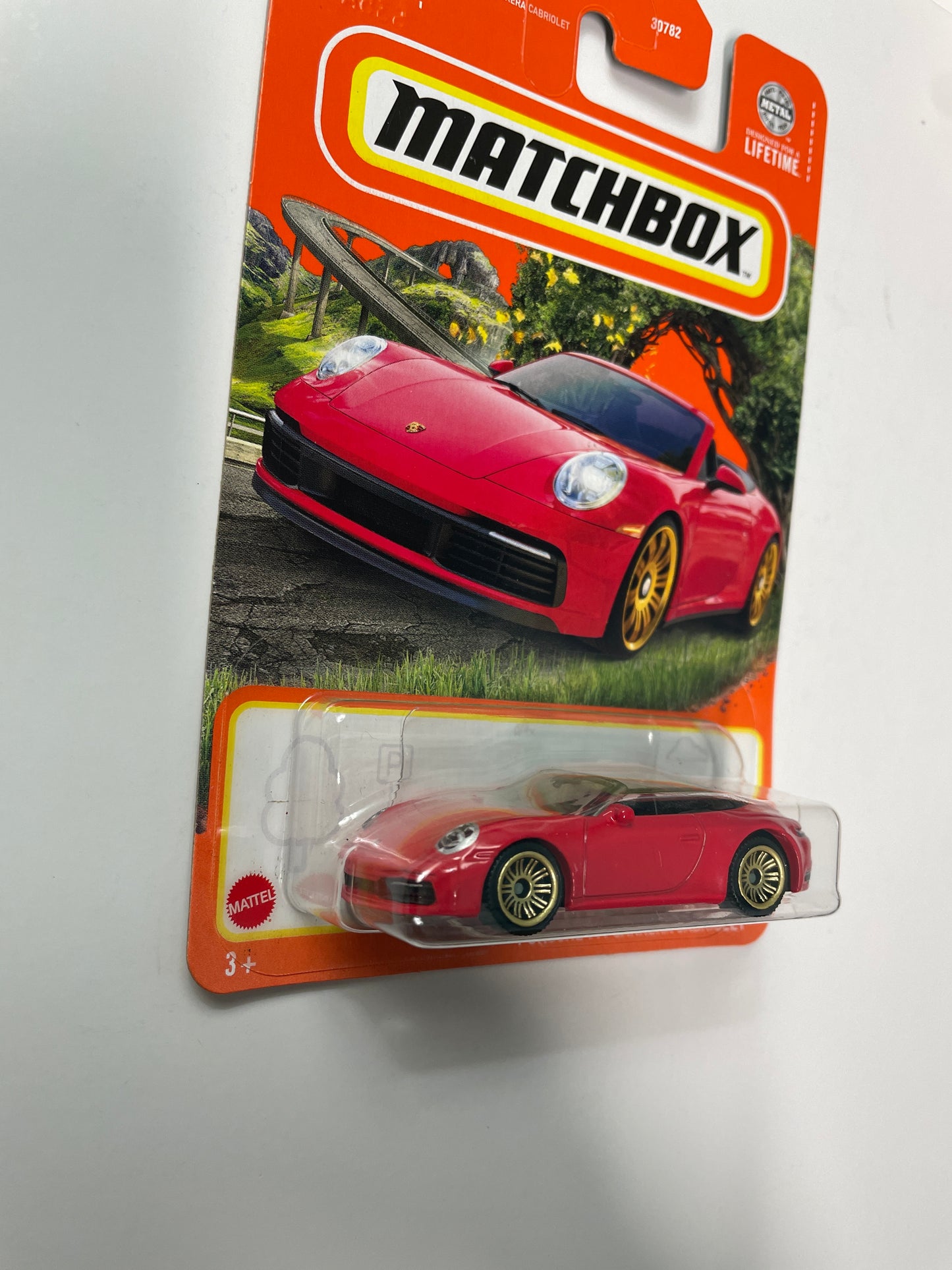 Matchbox 1/64 Porsche 911 Carrera Cabriolet Red
