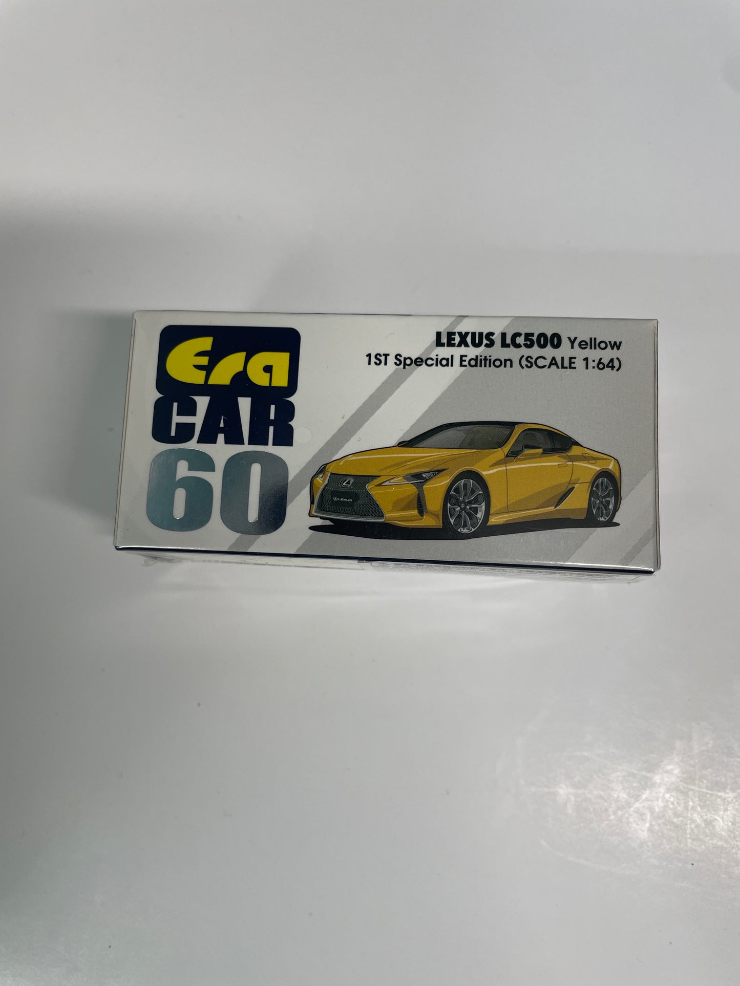 Era Car 1/64 Lexus LC500 Yellow 1st Special Edition n60
