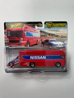 Hot Wheels 1/64 Car Culture Team Transport Euro Hauler w/ ‘94 Nissan 300 ZX GTS - Damaged Card