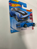 Hot Wheels 1/64 Nissan Fairlady Z Short Card Blue & Black - Damaged Card