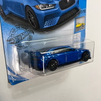 Hot Wheels Gamestop Exclusive Jaguar XE SV Project 8 Blue - Damaged Box