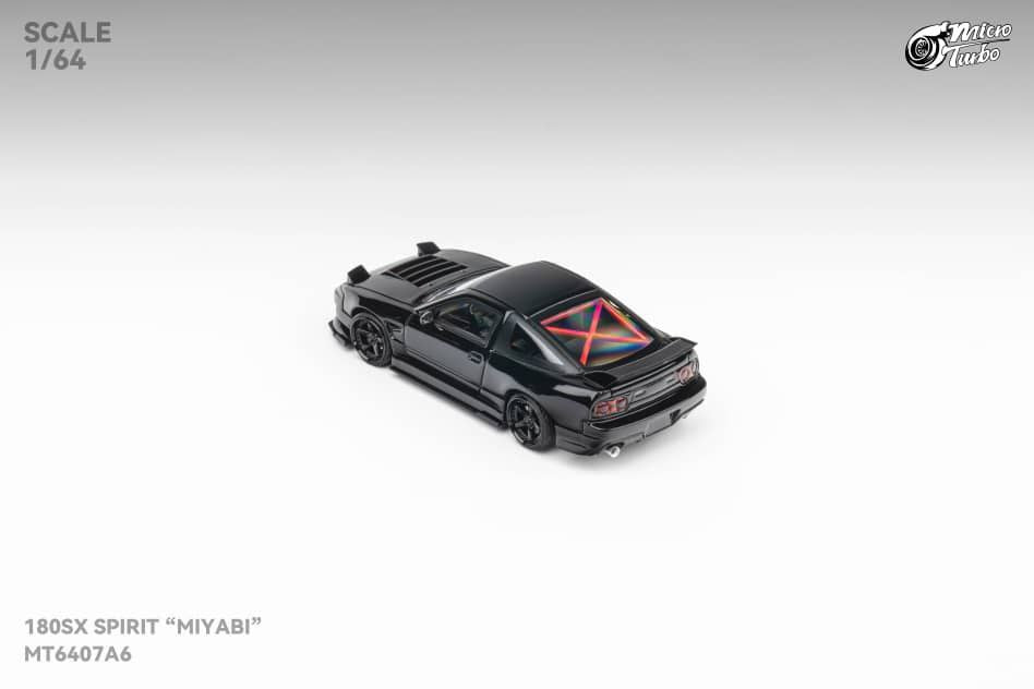 Micro Turbo 1/64 Nissan 180SX Spirit Rei Miyabi Black