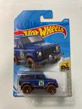 Hot Wheels 1/64 Land Rover Defender 90 Blue