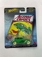 Hot Wheels 1/64 Pop Culture Action Comics #1 Action Sedan Green