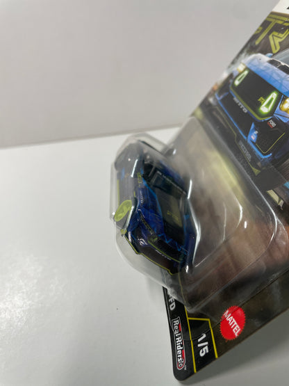 Hot Wheels 1/64 Car Culture Circuit Legends 2024 Ford Mustang RTR Spec 5-FD Blue - Damaged Box