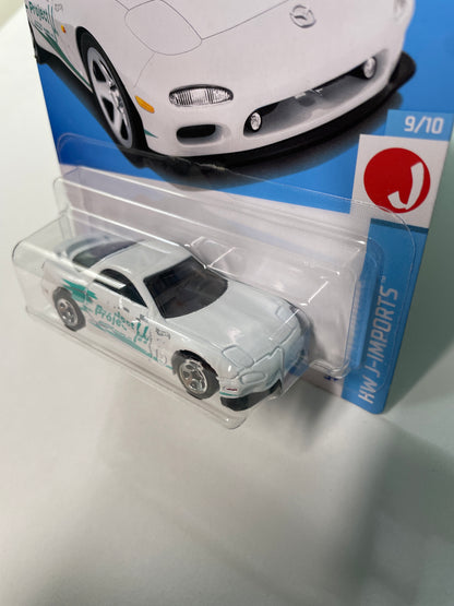 Hot Wheels 1/64 ‘95 Mazda RX-7 Project M White