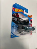 Hot Wheels 1/64 Porsche Panamera Polizei Short Card Black