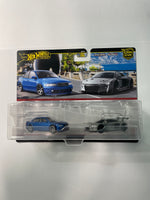 Hot Wheels 1/64 Premium Car Culture 2 Pack Audi S4 Quattro & Audi R8 LMS