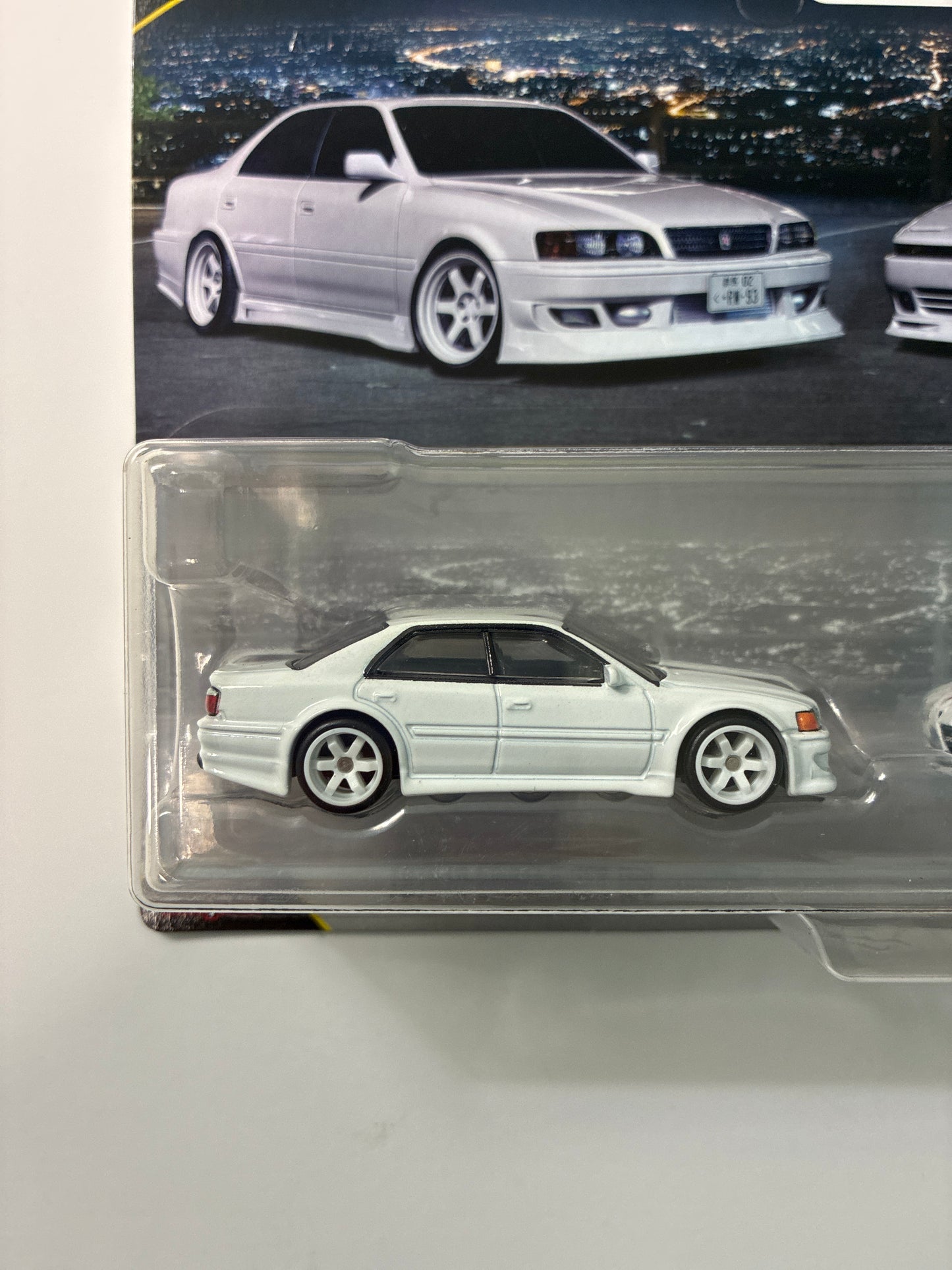 Hot Wheels 1/64 Car Culture Premium 2 Pack Toyota Chaser JZX 100 & 1989 Toyota Supra White - JHW57