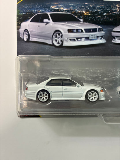 Hot Wheels 1/64 Car Culture Premium 2 Pack Toyota Chaser JZX 100 & 1989 Toyota Supra White - JHW57