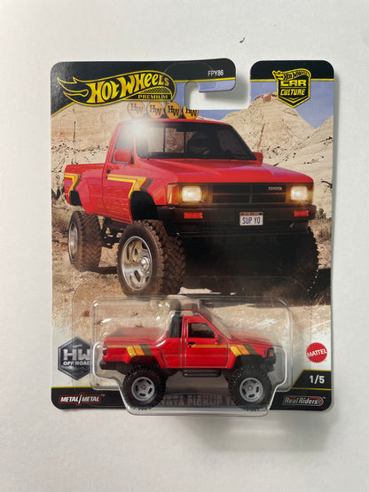 Hot Wheels 1/64 Car Culture Off-Road 2025 1987 Toyota Pickup Truck Red