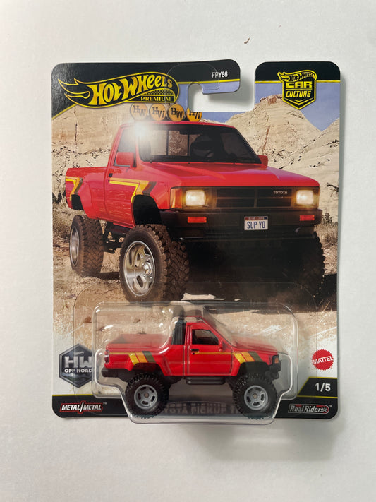 Hot Wheels 1/64 Car Culture Off-Road 2025 1987 Toyota Pickup Truck Red