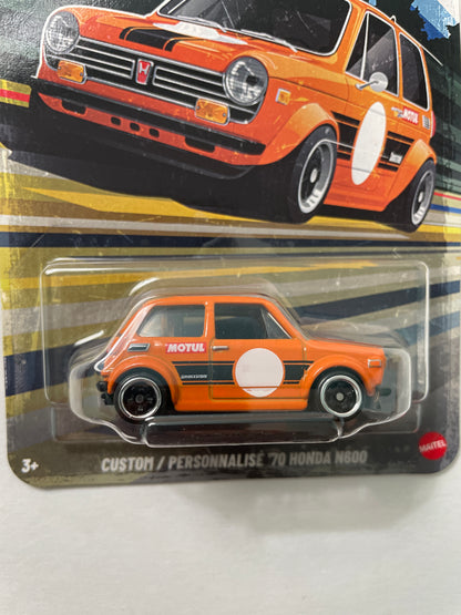 Hot Wheels 1/64 Silver Series Vintage Club 1968 Custom/ Personnalise '70 Honda N600 Orange - JKY27