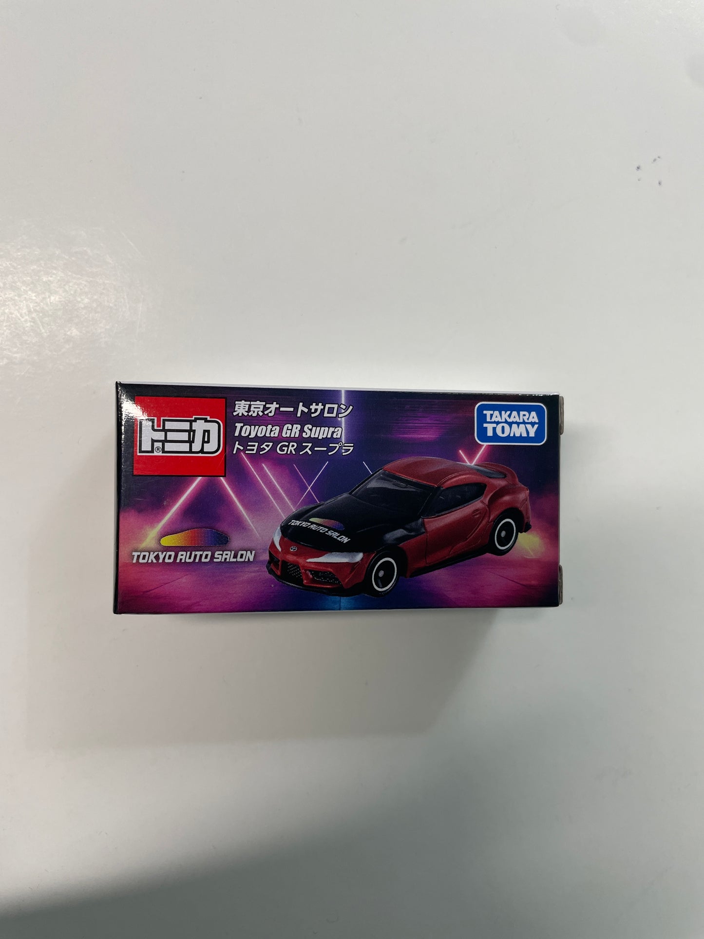 Tomica 1/64 Tokyo Auto Salon Toyota GR Supra Res & Black - 09846