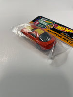 Hot Wheels 1/64 2024 Los Angeles California Convention Mazda RX-7 Dinner Baggie Car Orange