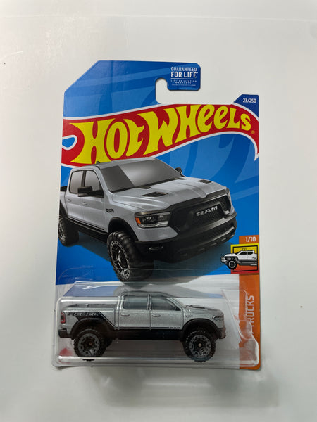 Hot Wheels 1/64 2020 Ram 1500 Rebel Silver